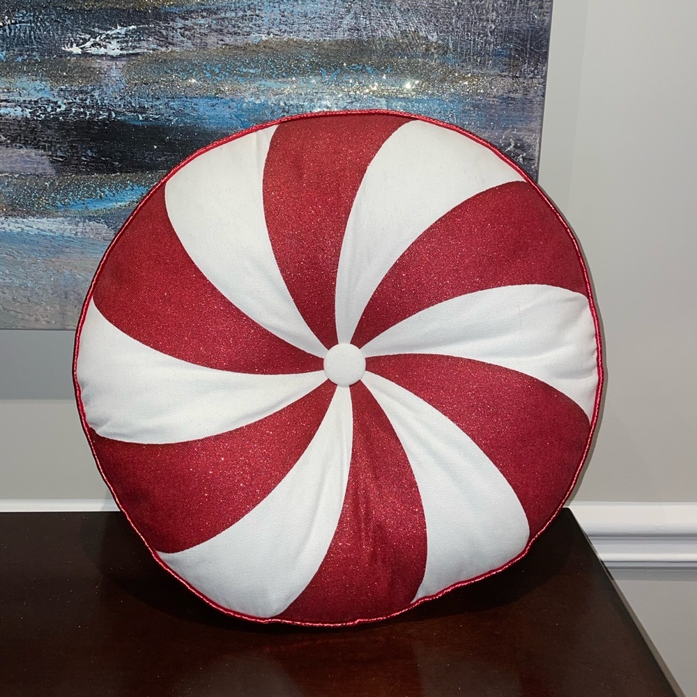 Peppermint pillow cushion